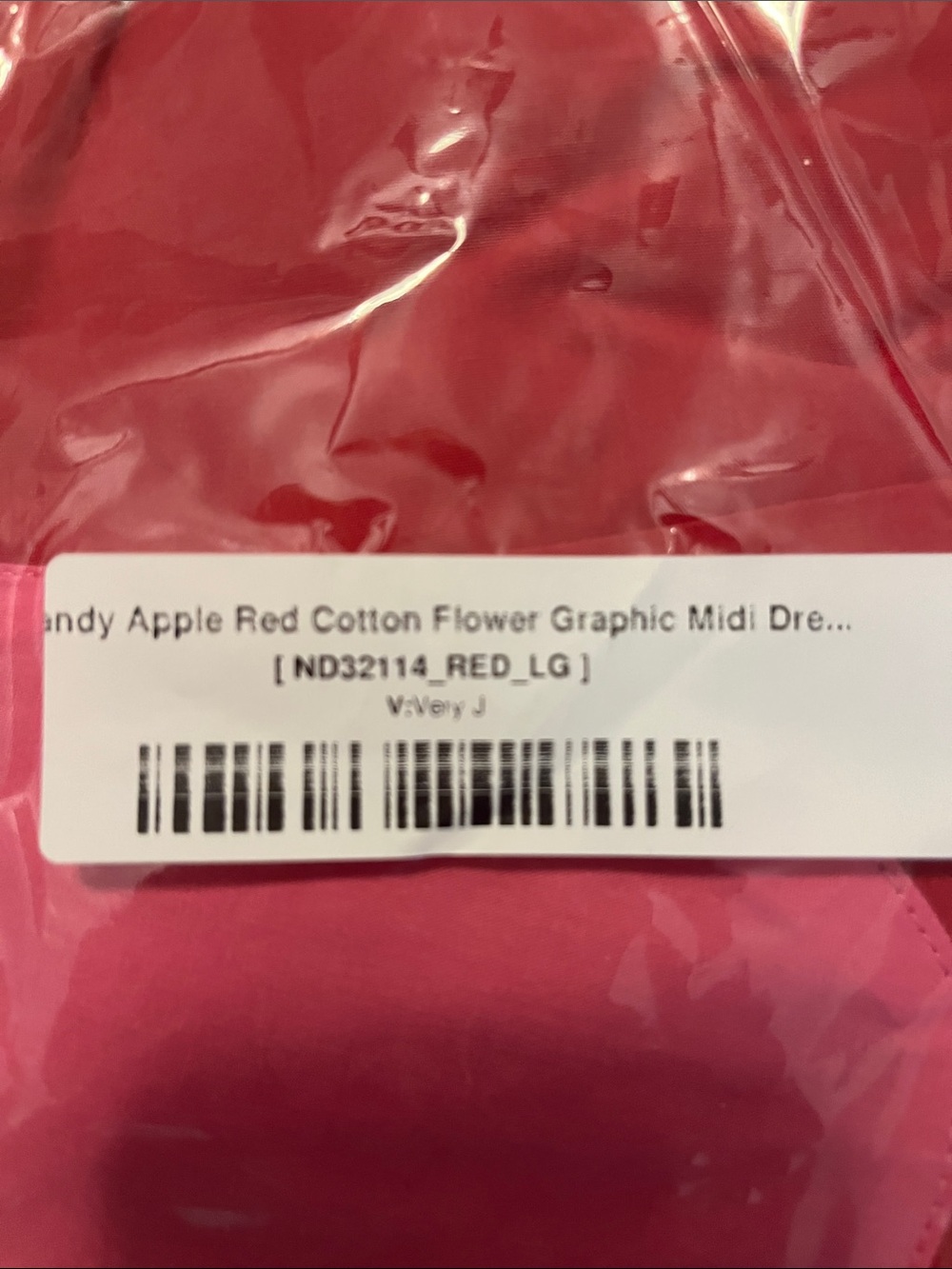 Very J Pink Flower Cutout Midi Dress NEW IN PACKAGE. Size large - Picture 8 of 8